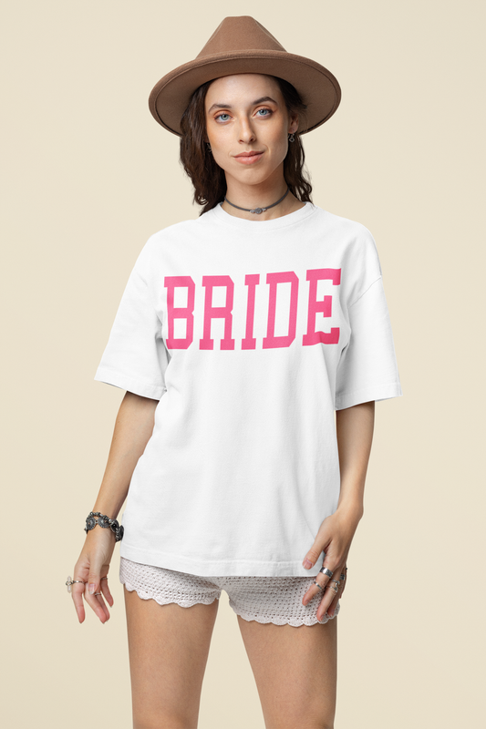 Big Bride Text Women's Oversized T-Shirt OniTakai