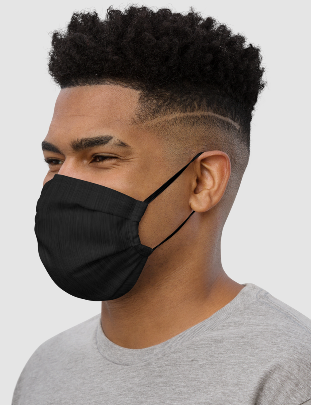 Black Brush | Premium Double Layered Pocket Face Mask OniTakai