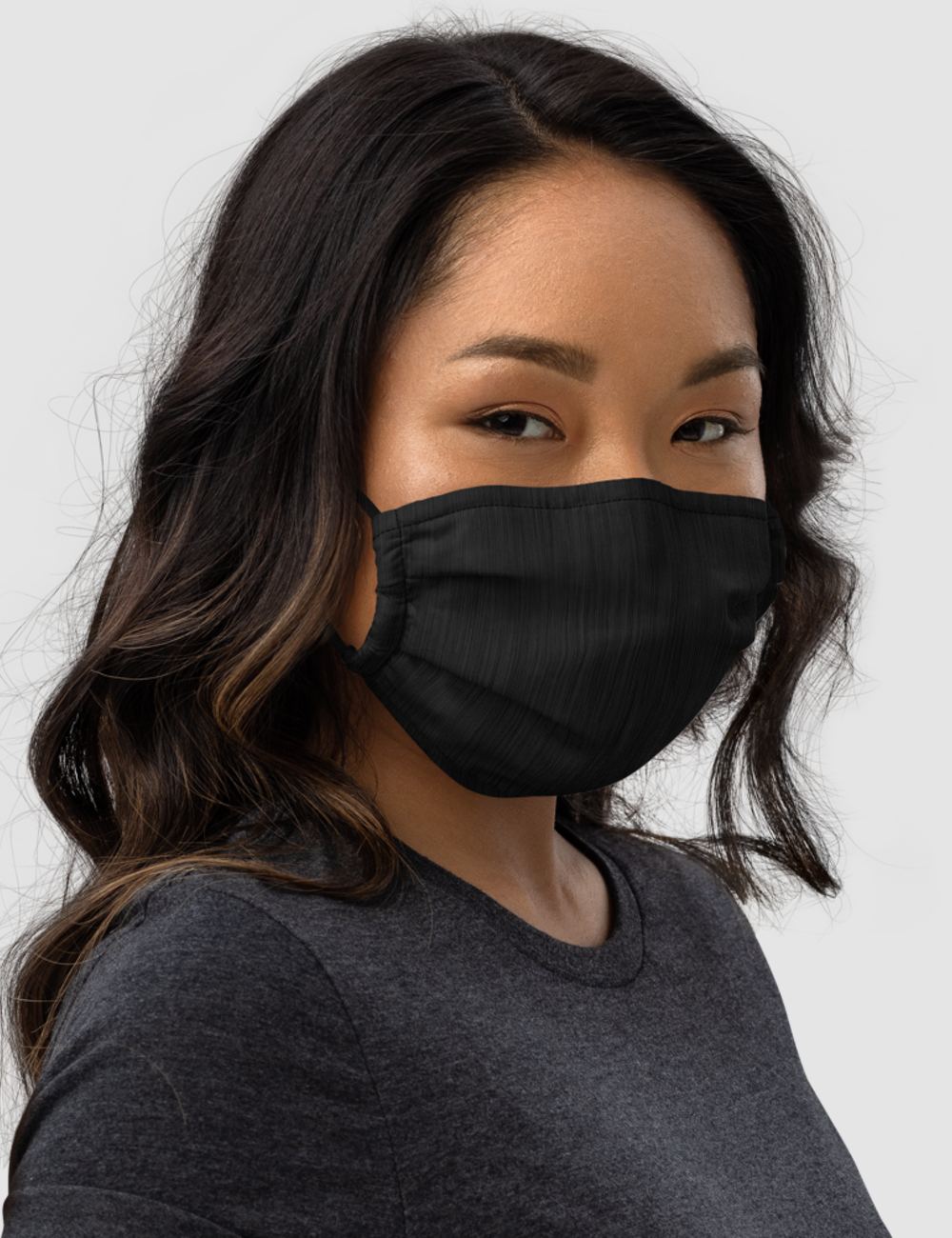 Black Brush | Premium Double Layered Pocket Face Mask OniTakai