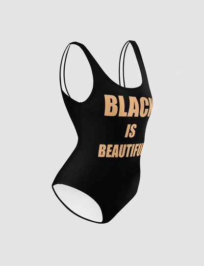 Black Is Beautiful | Women's One-Piece Swimsuit OniTakai