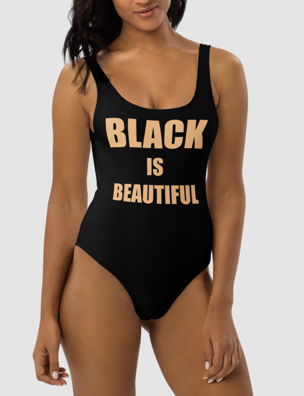 Black Is Beautiful | Women's One-Piece Swimsuit OniTakai