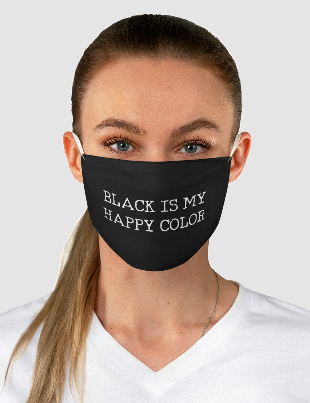 Black Is My Happy Color | Fabric Face Mask OniTakai
