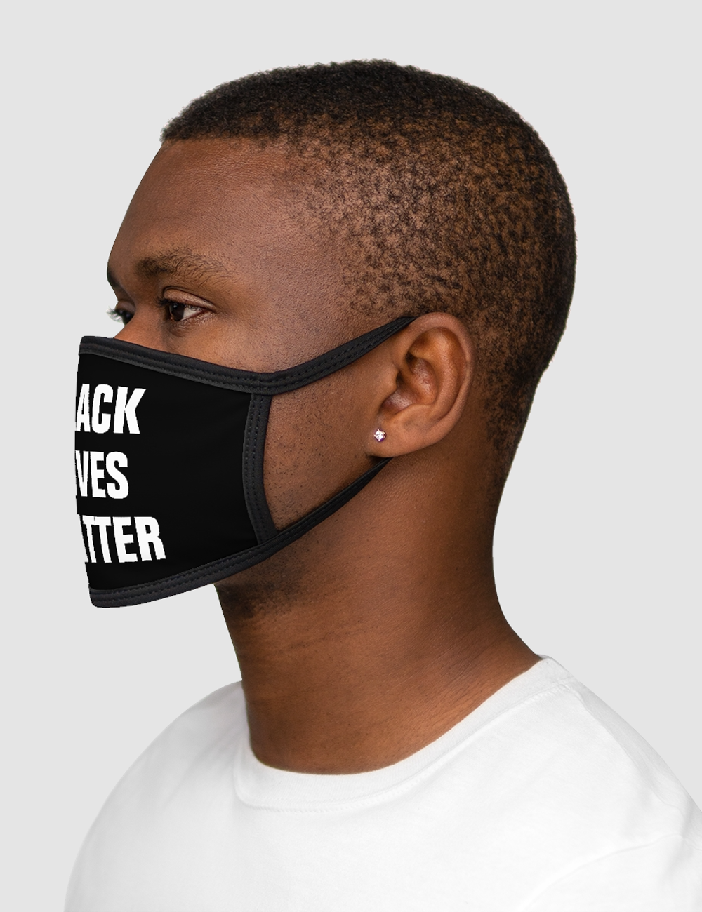 Black Lives Matter | Mixed Fabric Face Mask OniTakai