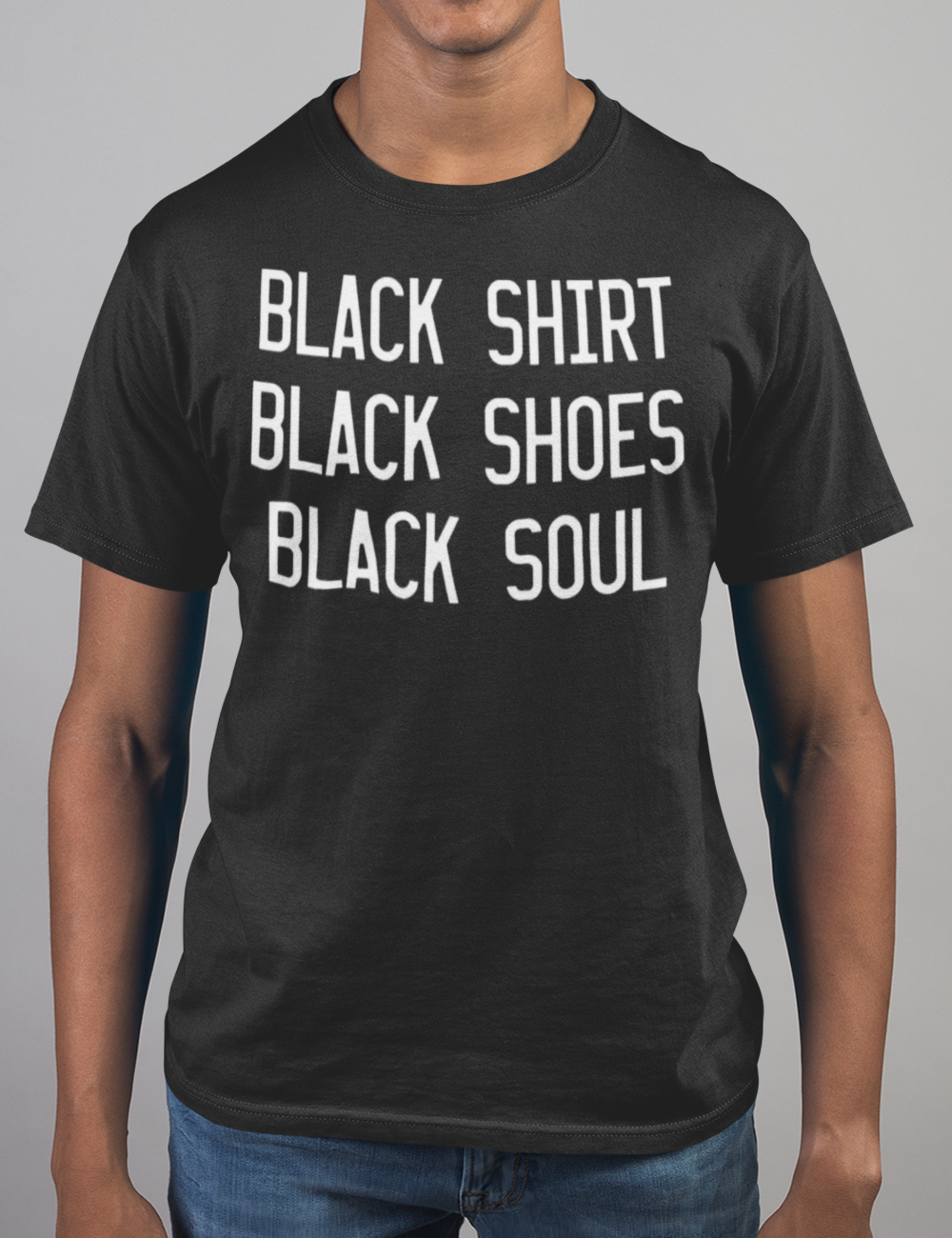 Black Shirt Black Shoes Black Soul | T-Shirt OniTakai