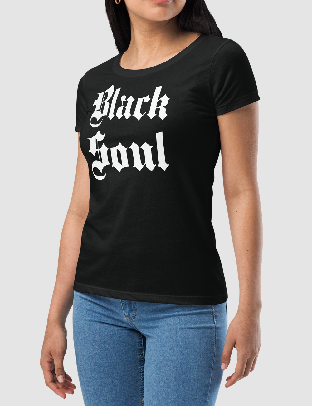 Black Soul | Women's Fitted T-Shirt OniTakai