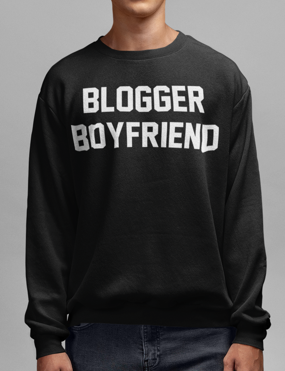 Blogger Boyfriend | Crewneck Sweatshirt OniTakai