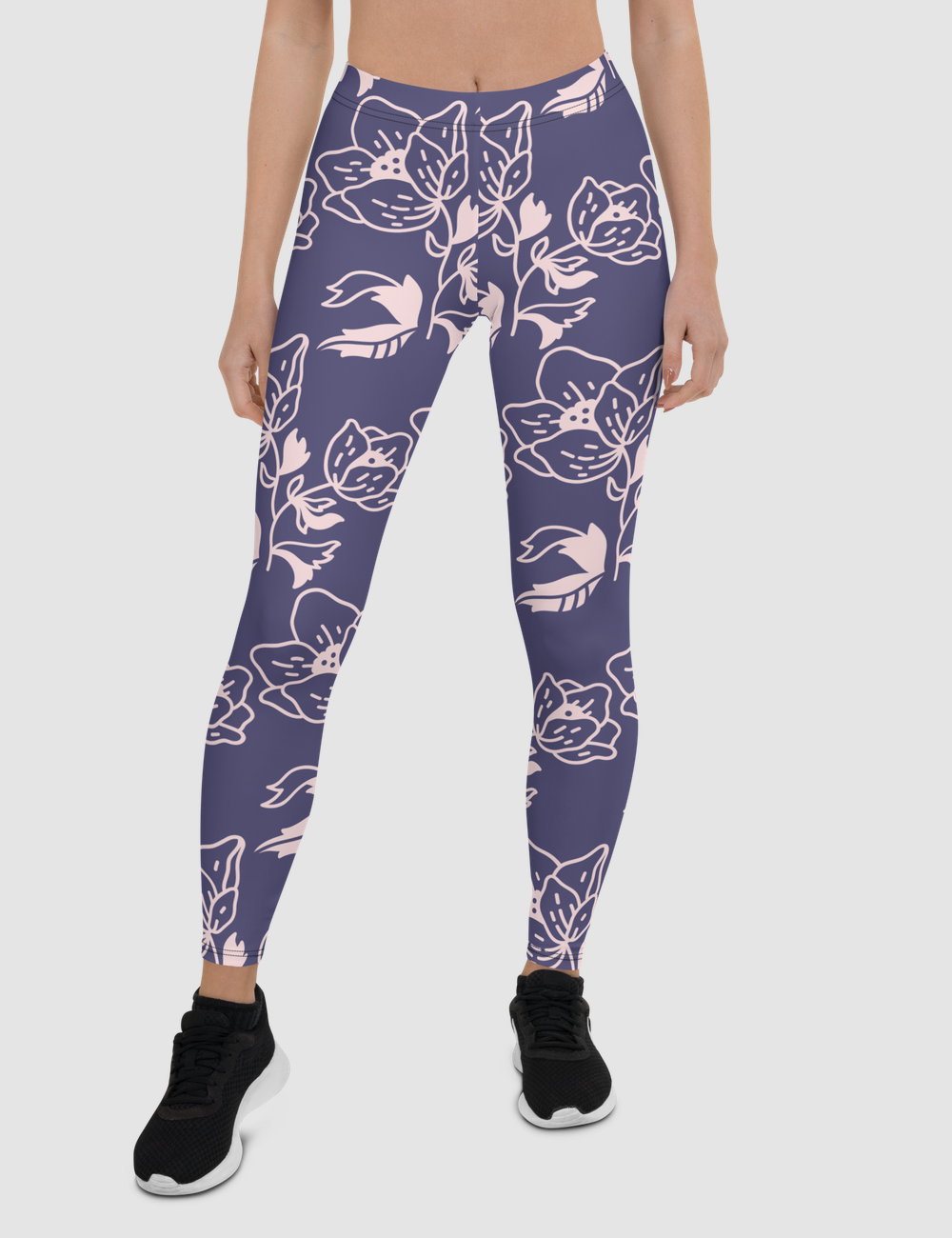 Blooming Cornflowers | Women's Standard Yoga Leggings OniTakai