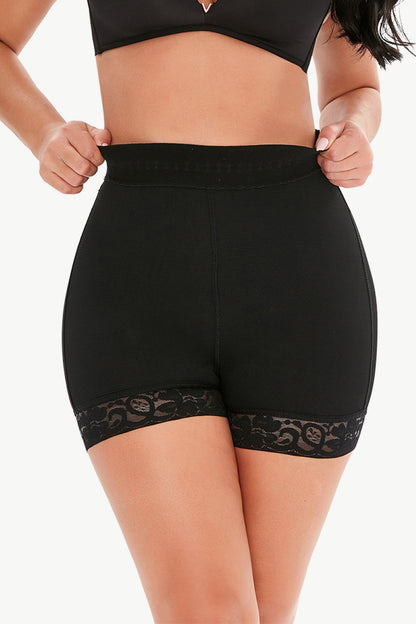 Booty Shaping Pull-On Lace Trim Undergarment Shorts OniTakai