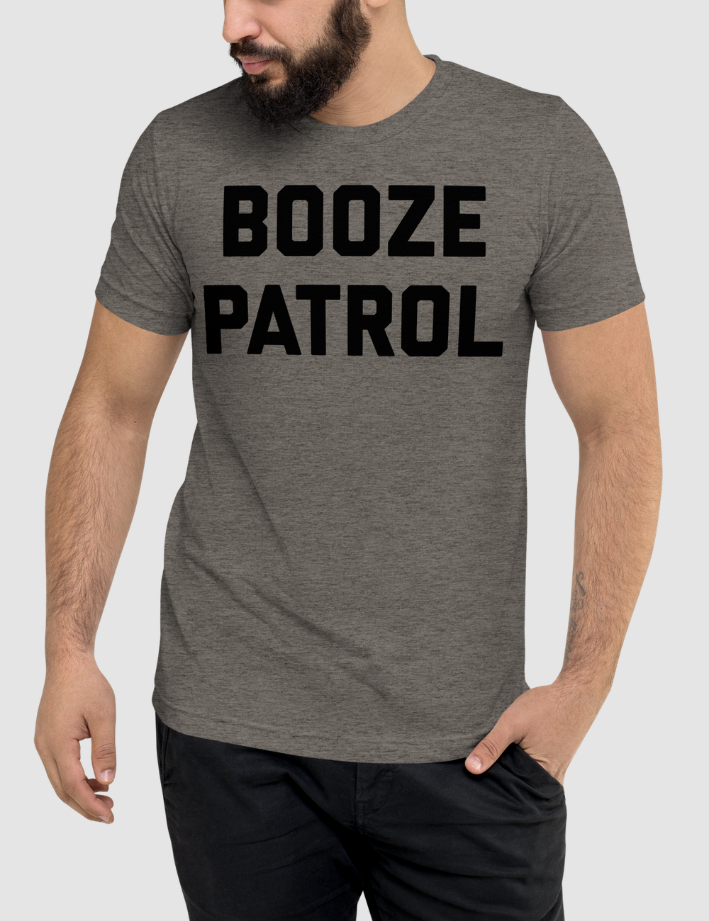 Booze Patrol | Tri-Blend T-Shirt OniTakai