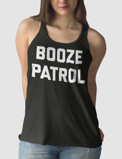 Booze Patrol | Women's Cut Racerback Tank Top OniTakai