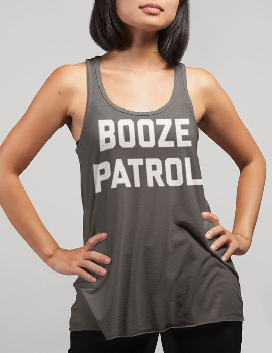 Booze Patrol | Women's Cut Racerback Tank Top OniTakai