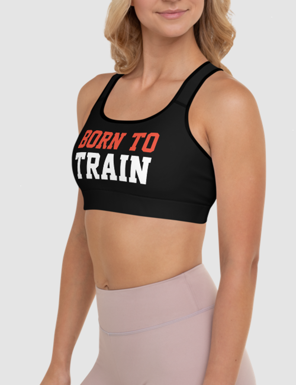 Born To Train | Women's Padded Sports Bra OniTakai