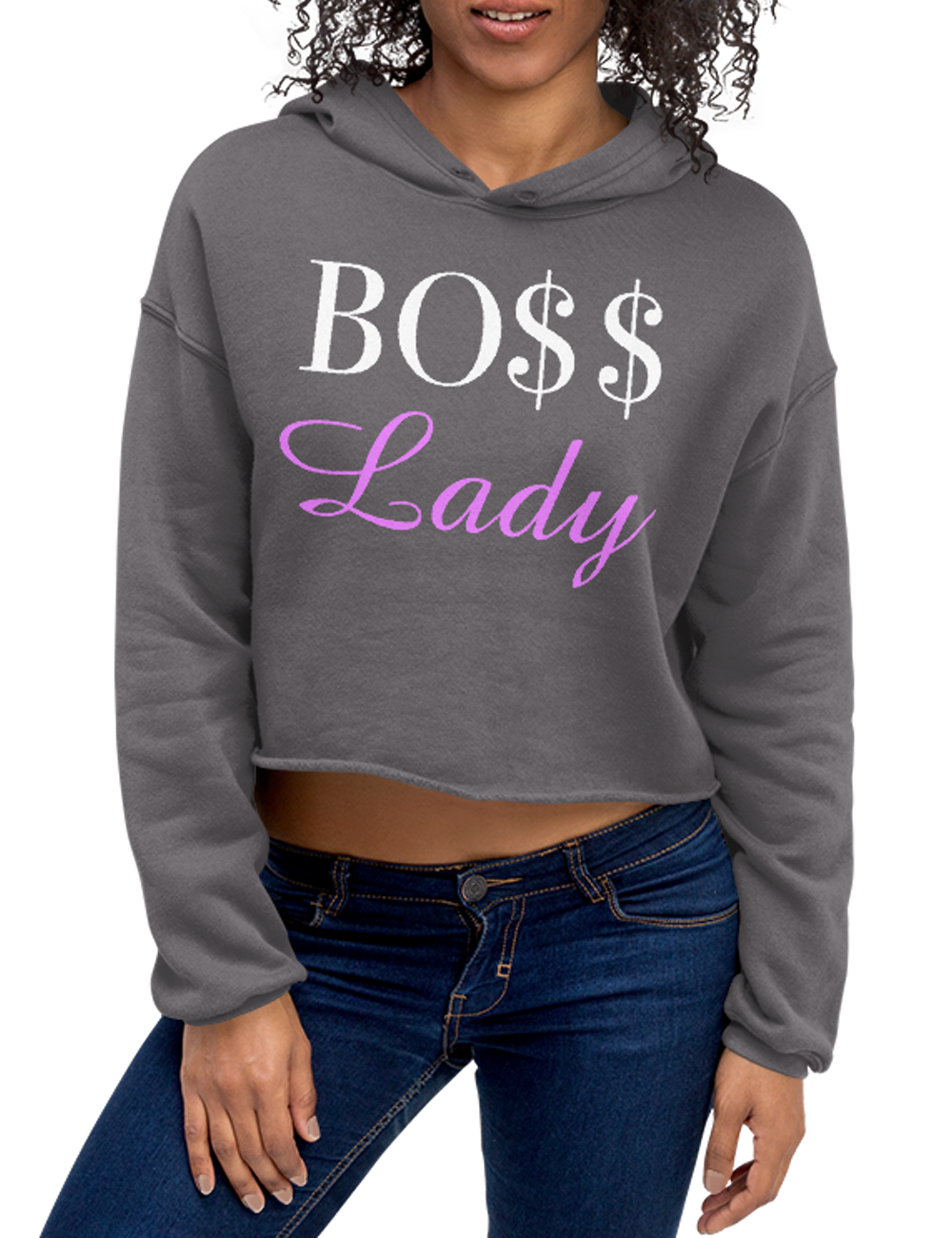 Boss Lady | Crop Hoodie OniTakai