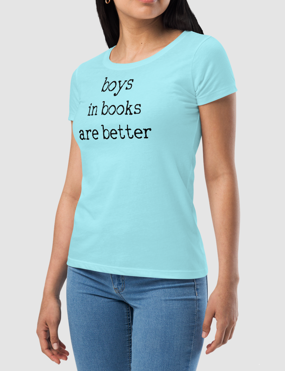 Boys In Books Are Better | Women's Fitted T-Shirt OniTakai