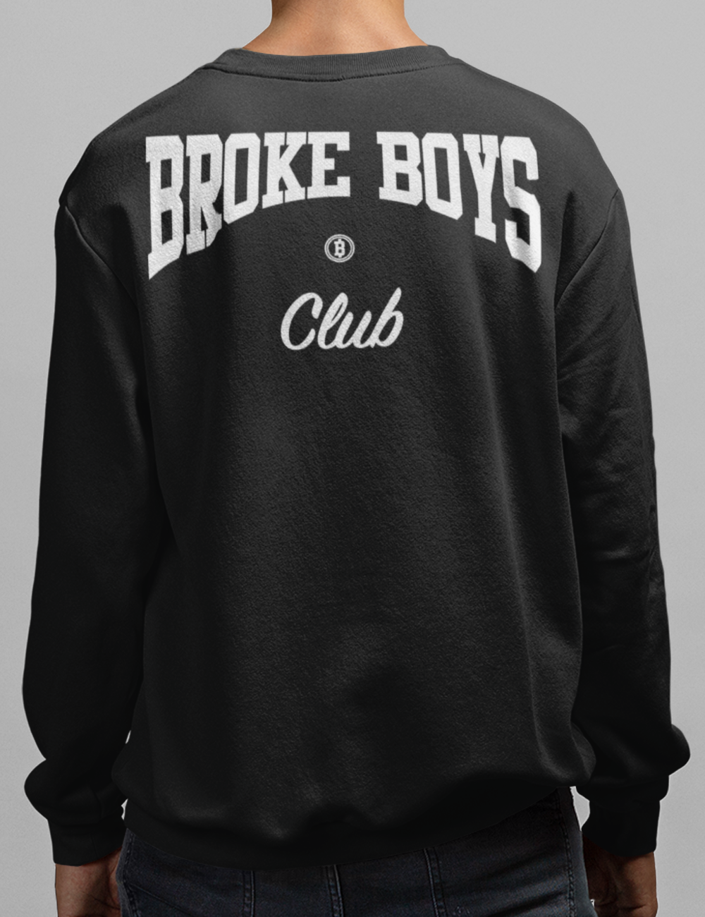 Broke Boys Club | Back Print Crewneck Sweatshirt OniTakai