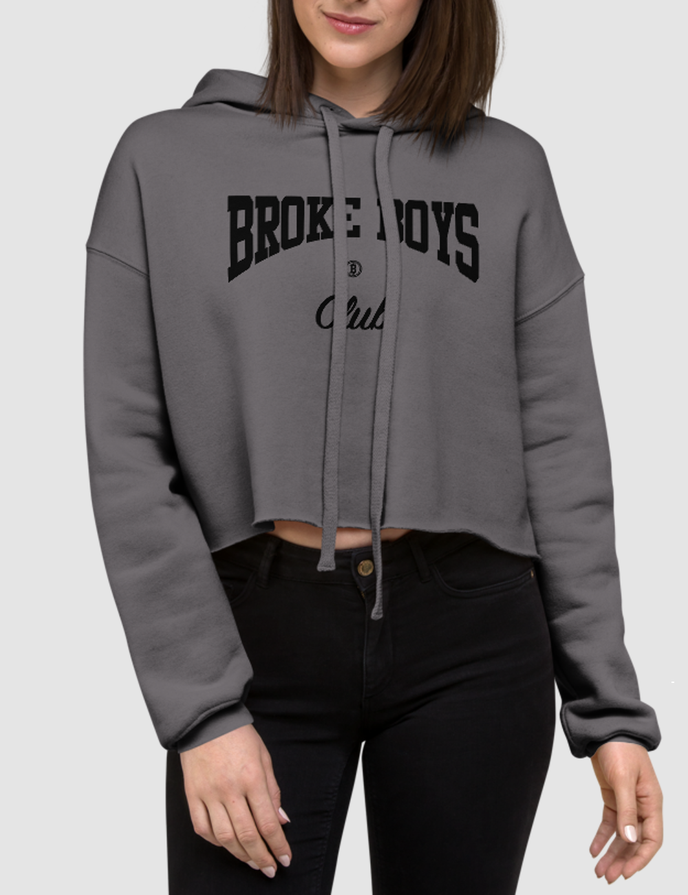 Broke Boys Club | Crop Hoodie OniTakai