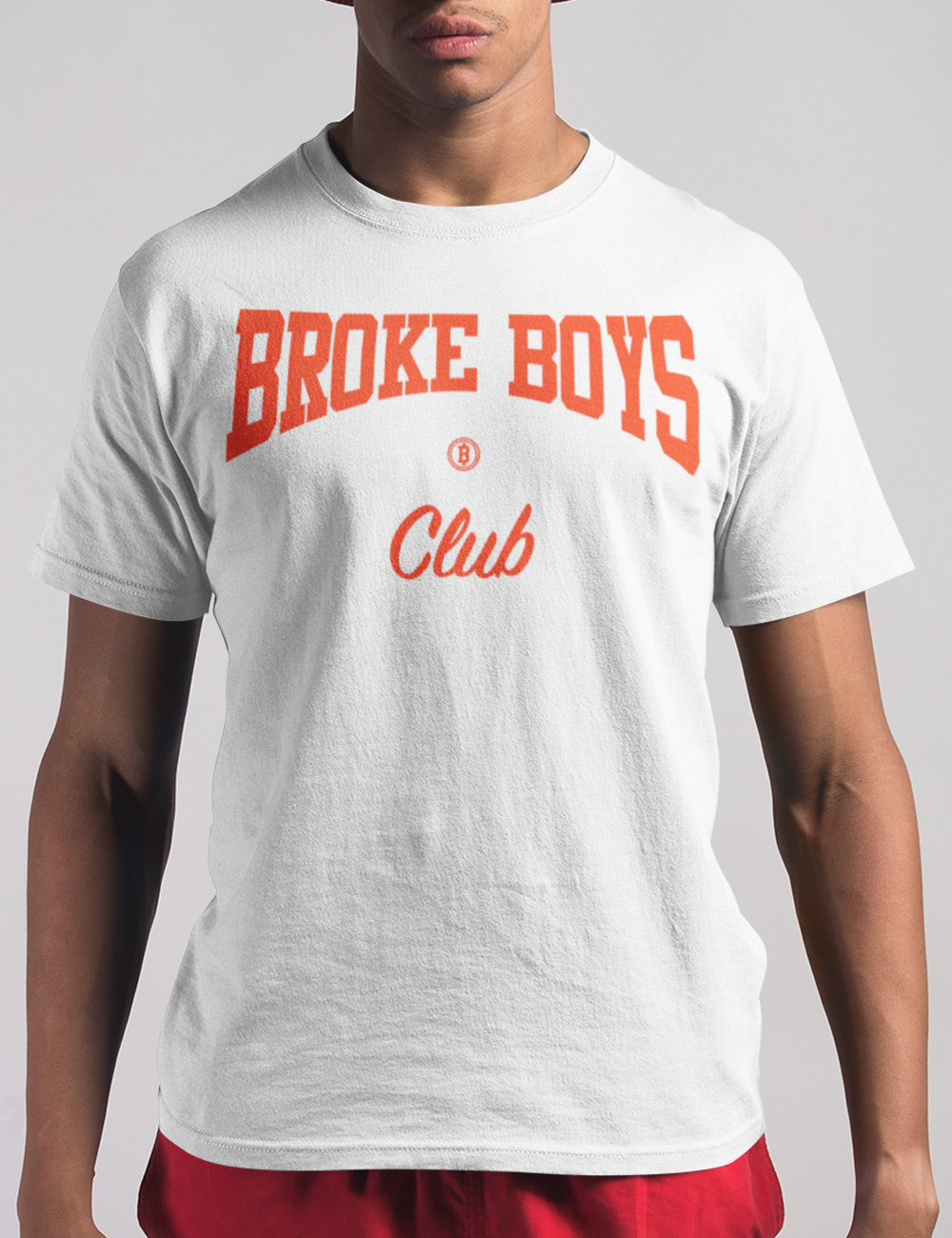 Broke Boys Club Red Logo | Men's Classic T-Shirt OniTakai