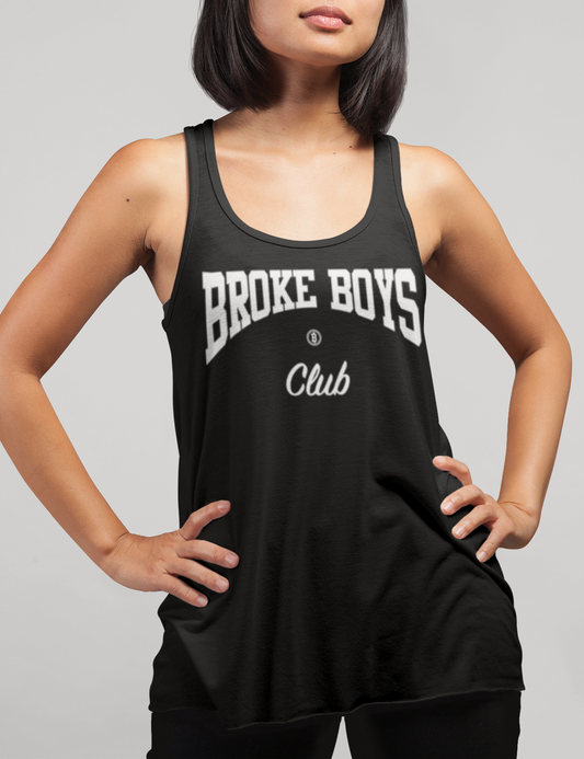Broke Boys Club | Women's Cut Racerback Tank Top OniTakai