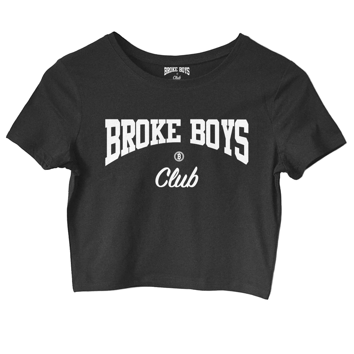 Broke Boys Club Women's Fitted Crop Top T-Shirt OniTakai