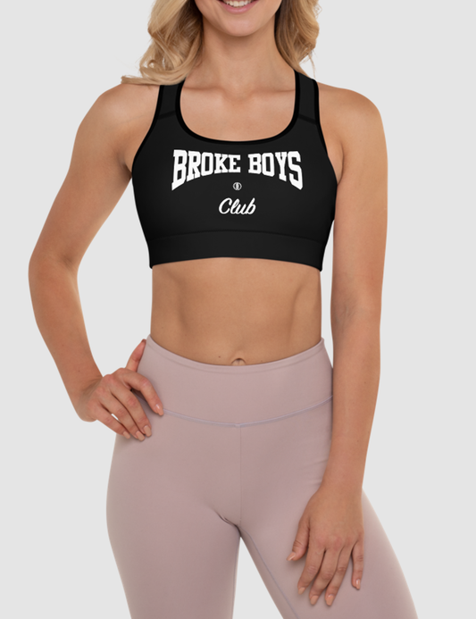 Broke Boys Club | Women's Padded Sports Bra OniTakai