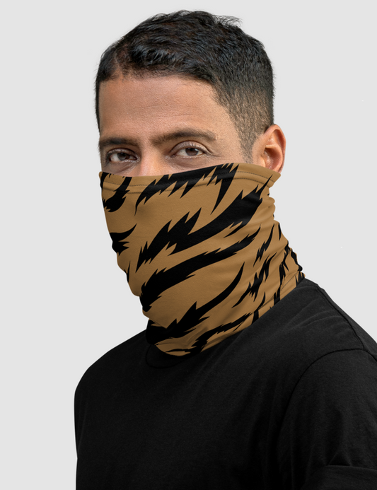 Brown Tiger Stripes | Neck Gaiter Face Mask OniTakai