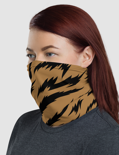 Brown Tiger Stripes | Neck Gaiter Face Mask OniTakai