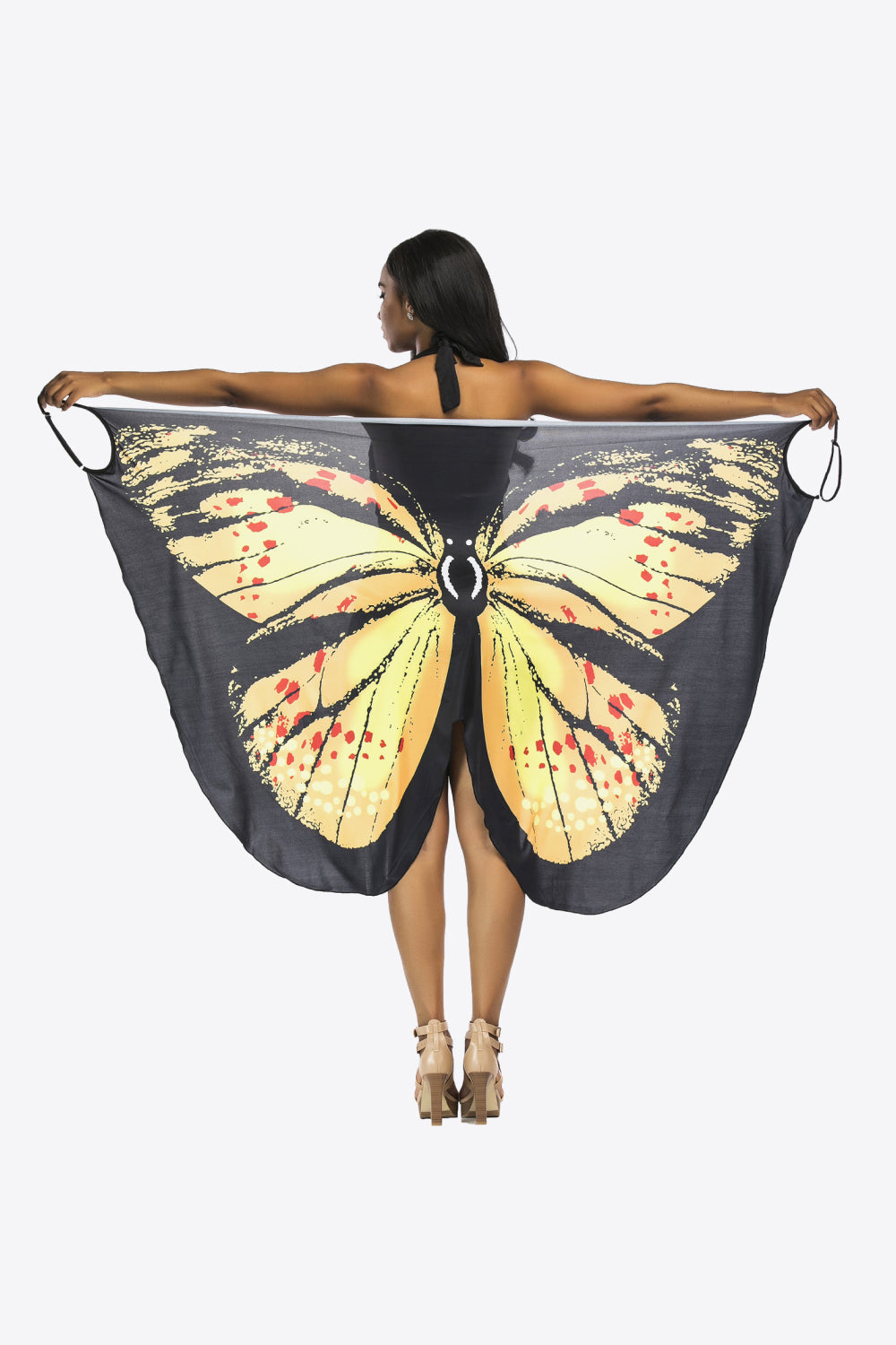 Butterfly Spaghetti Strap Cover Up OniTakai