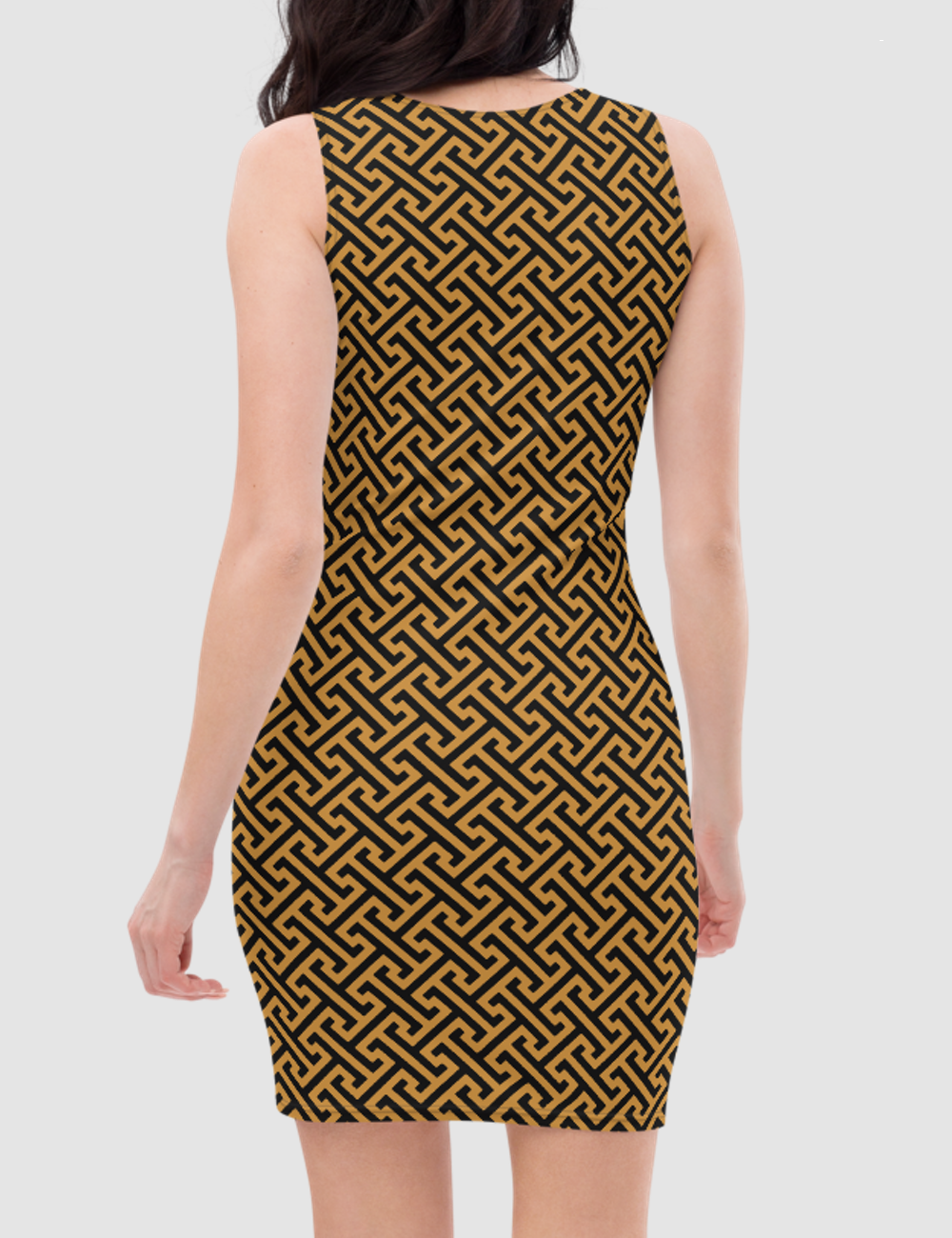 Byblos | Women's Sleeveless Fitted Sublimated Dress OniTakai