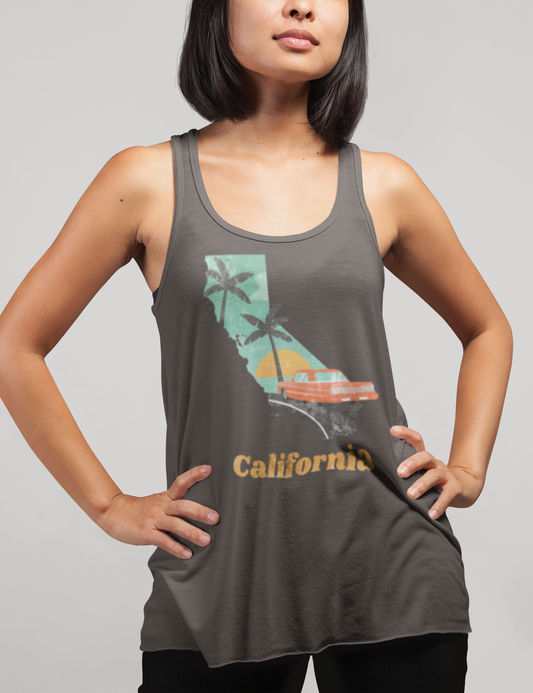 California | Women's Cut Racerback Tank Top OniTakai