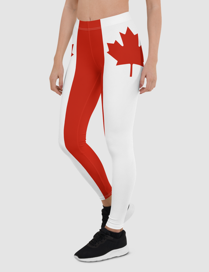 Canadian Flag | Women's Standard Yoga Leggings OniTakai