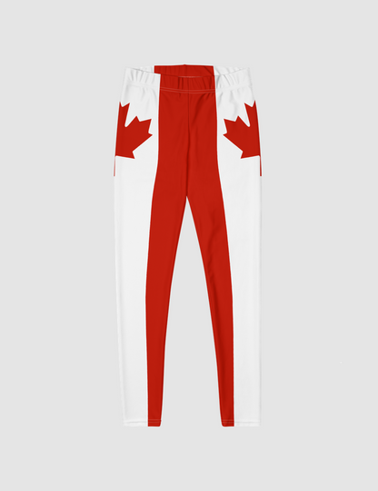 Canadian Flag | Women's Standard Yoga Leggings OniTakai