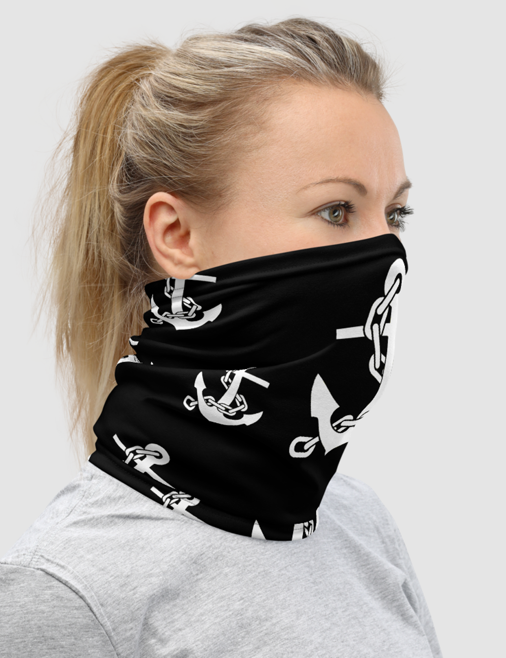 Chained Sea Anchors | Neck Gaiter Face Mask OniTakai