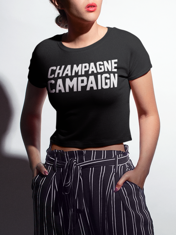 Champagne Campaign | Crop Top T-Shirt OniTakai