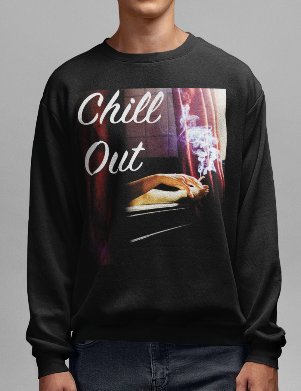 Chill Out | Crewneck Sweatshirt OniTakai