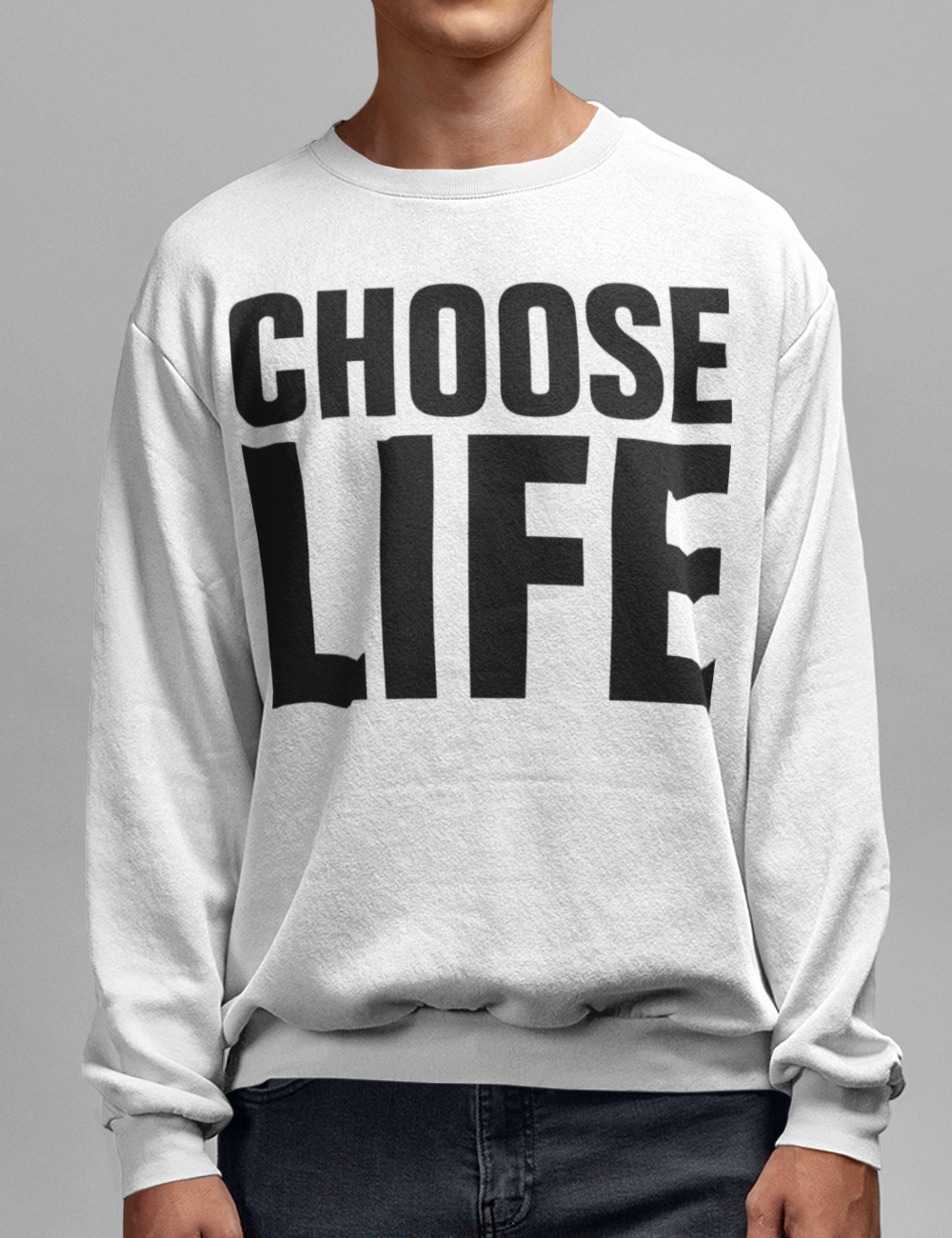 Choose Life | Crewneck Sweatshirt OniTakai
