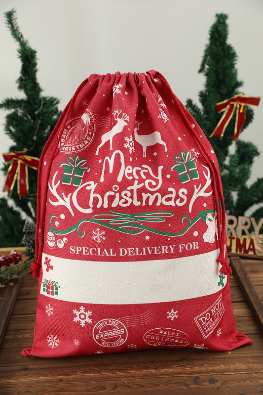 Christmas Drawstring Large Gift Bag 50*66cm OniTakai