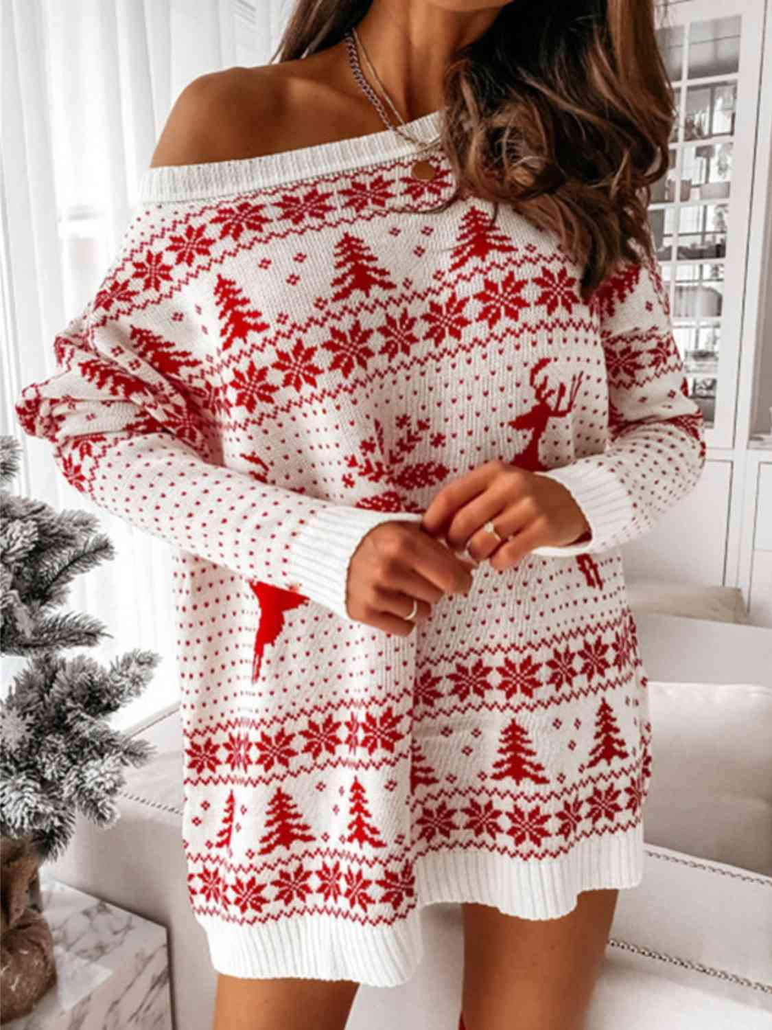 Christmas Long Sleeve Sweater OniTakai