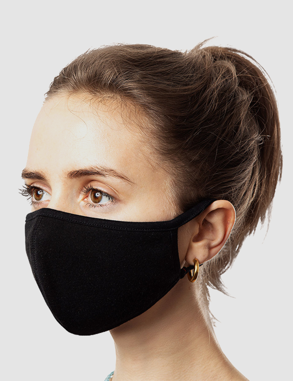 Classic Black | Women's Standard Face Mask (3-Pack) OniTakai