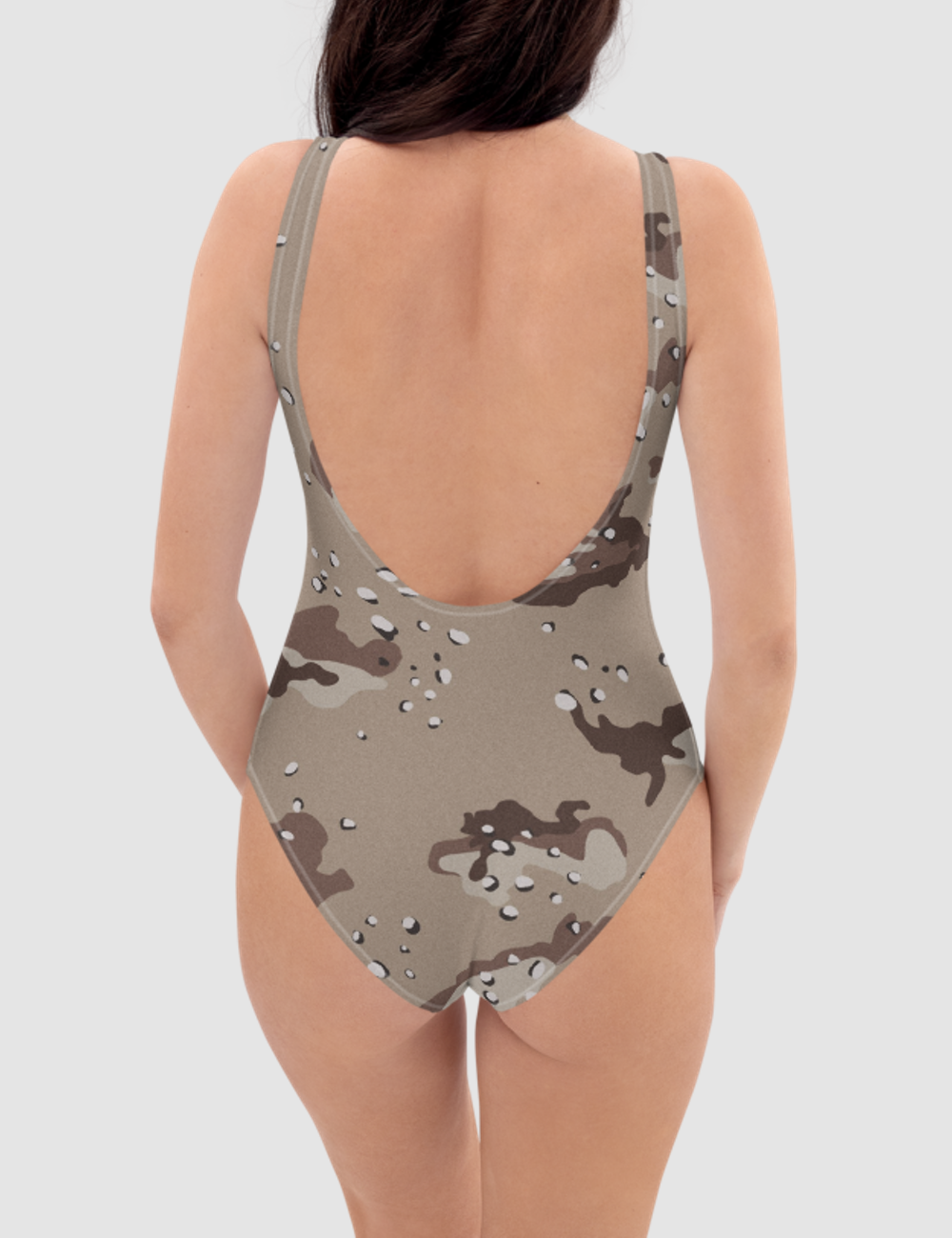 Classic Desert Storm Camouflage Print | Women's One-Piece Swimsuit OniTakai