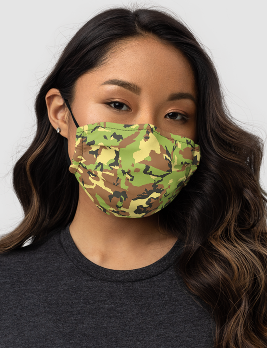Classic Green Camo | Premium Double Layered Pocket Face Mask OniTakai