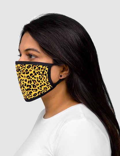 Classic Leopard Print | Mixed Fabric Face Mask OniTakai