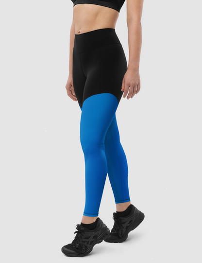 Classic Sea Blue | Women's Premium Sports Leggings OniTakai