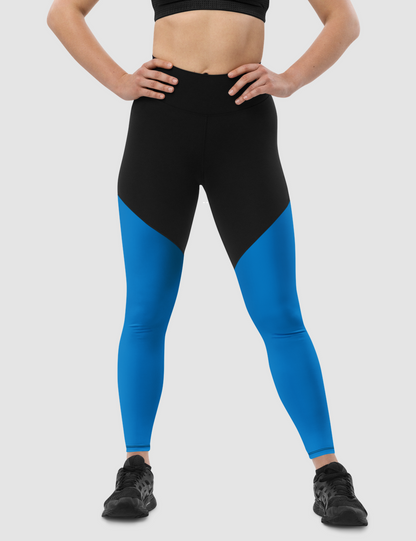 Classic Sea Blue | Women's Premium Sports Leggings OniTakai