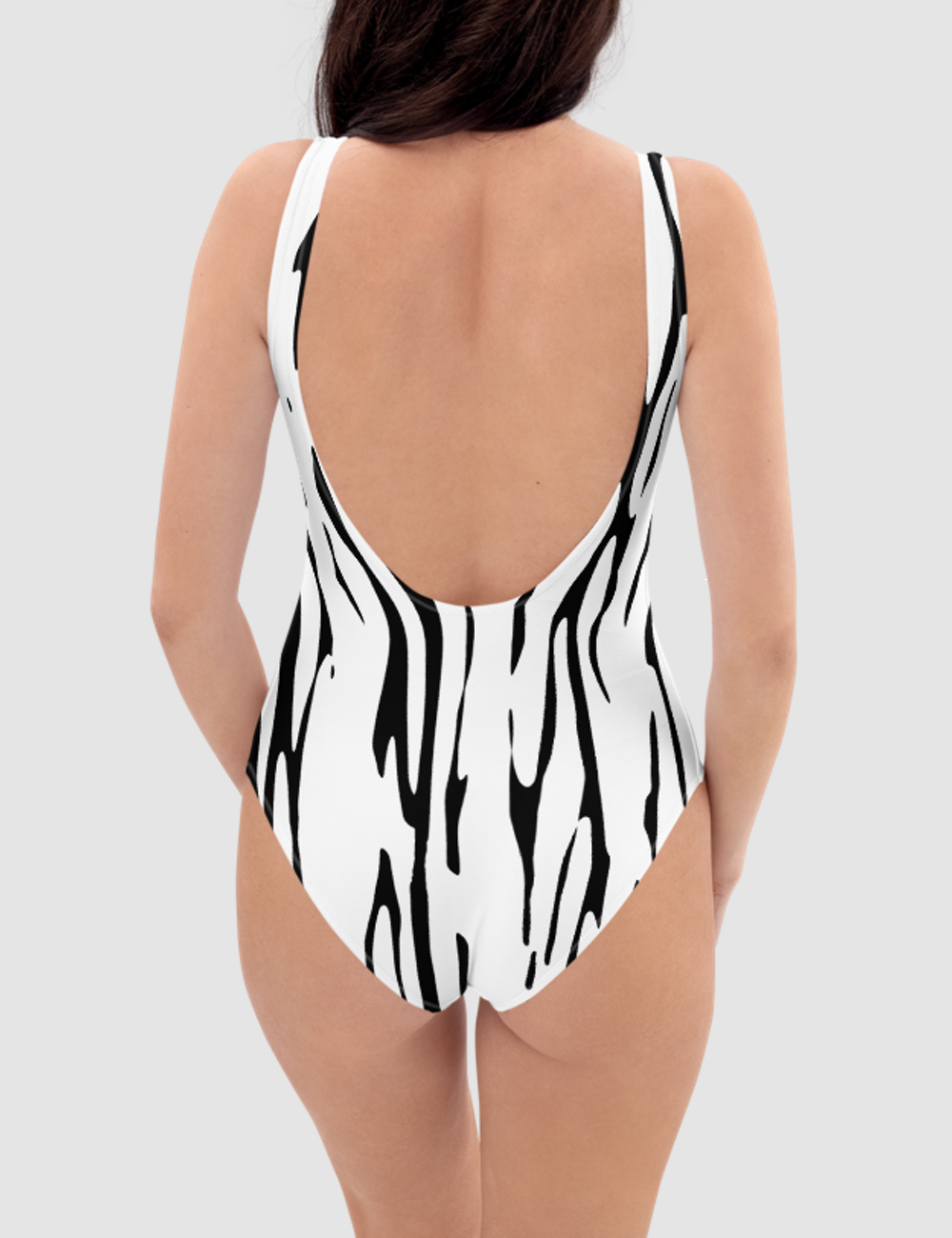 Classic Striped Zebra | Women's One-Piece Swimsuit OniTakai