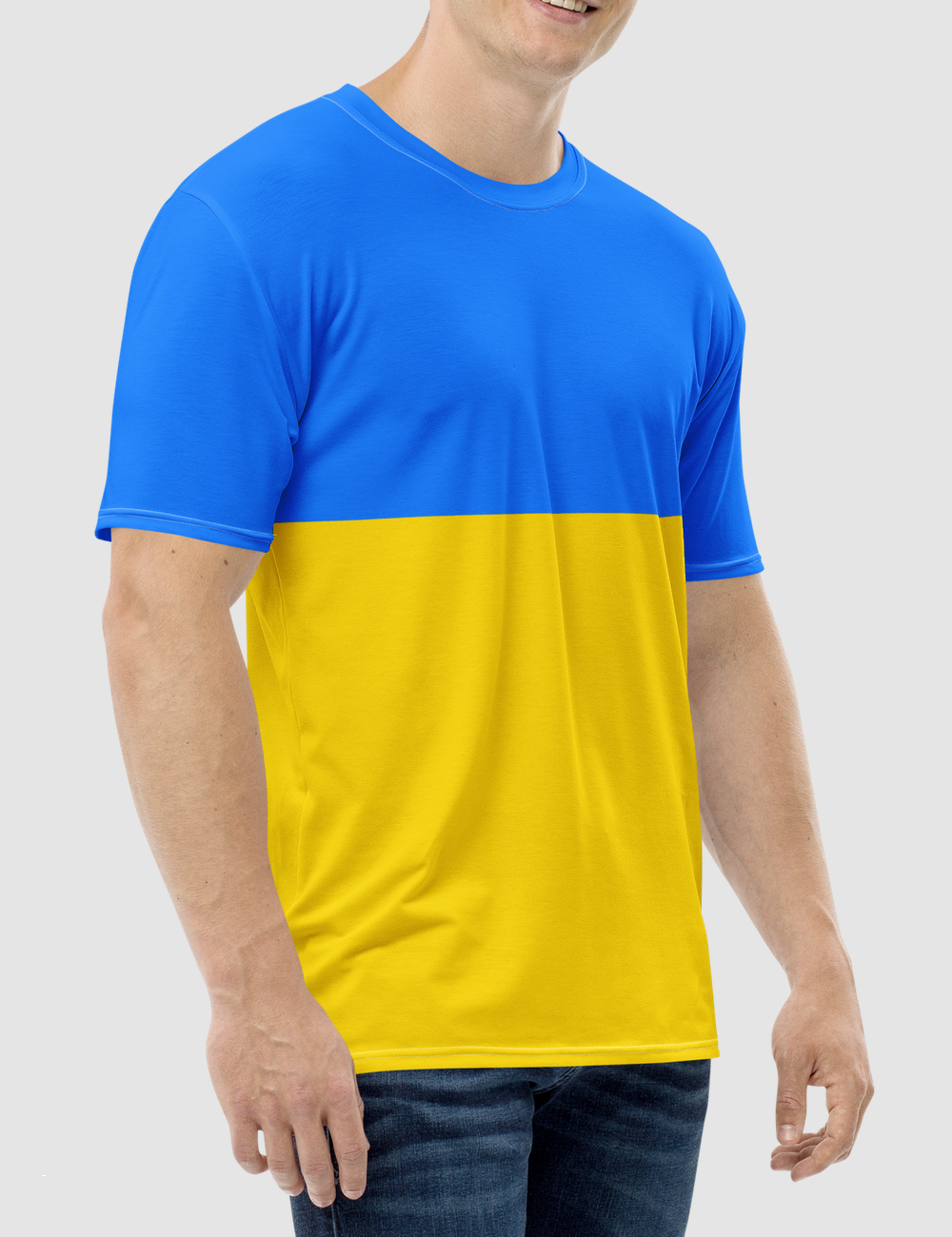 Classic Ukrainian Flag | Men's Sublimated T-Shirt OniTakai