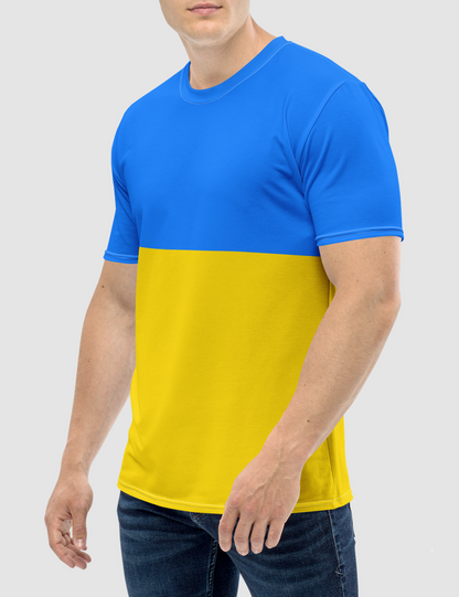 Classic Ukrainian Flag | Men's Sublimated T-Shirt OniTakai
