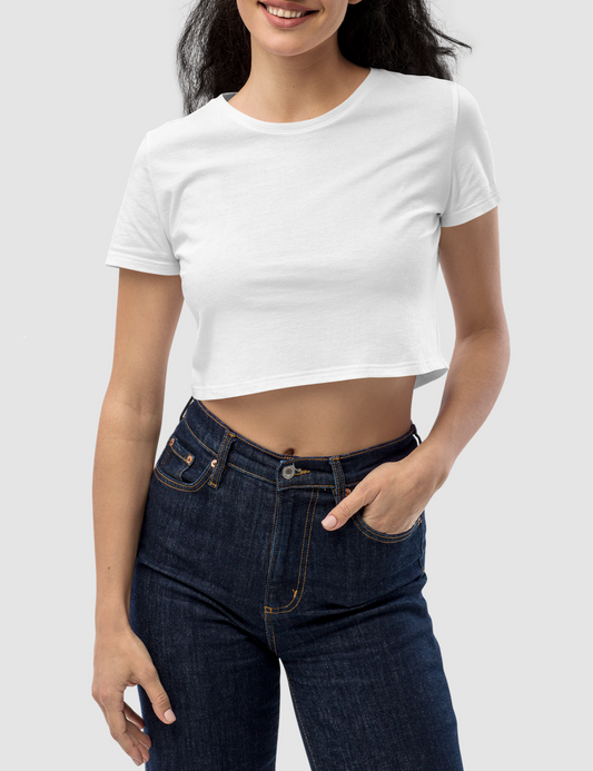 Classic White | Women's Crop Top T-Shirt OniTakai