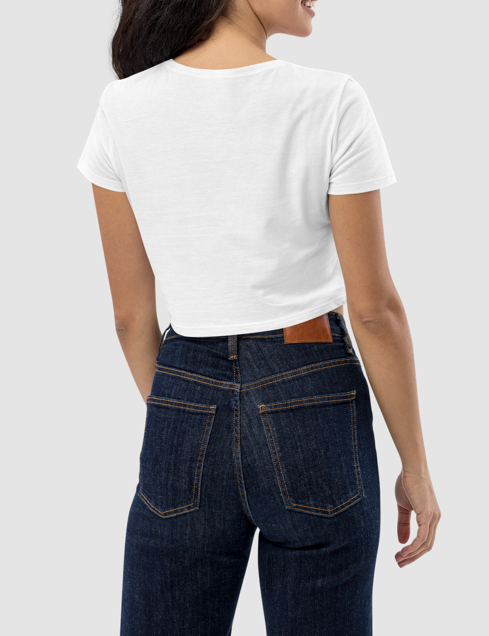 Classic White | Women's Crop Top T-Shirt OniTakai