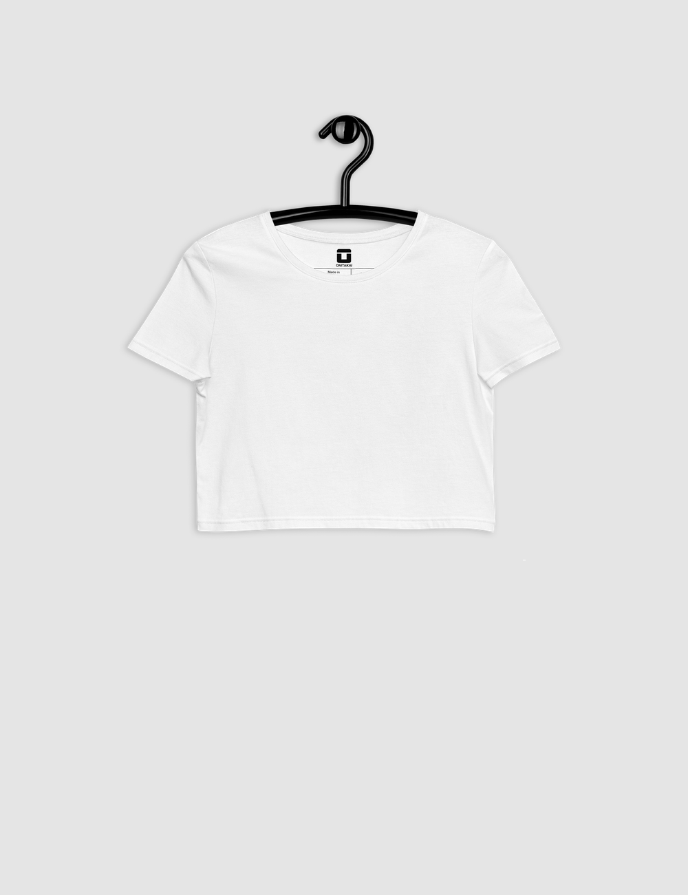 Classic White | Women's Crop Top T-Shirt OniTakai