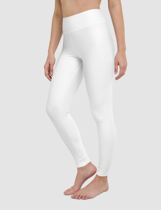 Classic White | Women's High Waist Yoga Leggings OniTakai